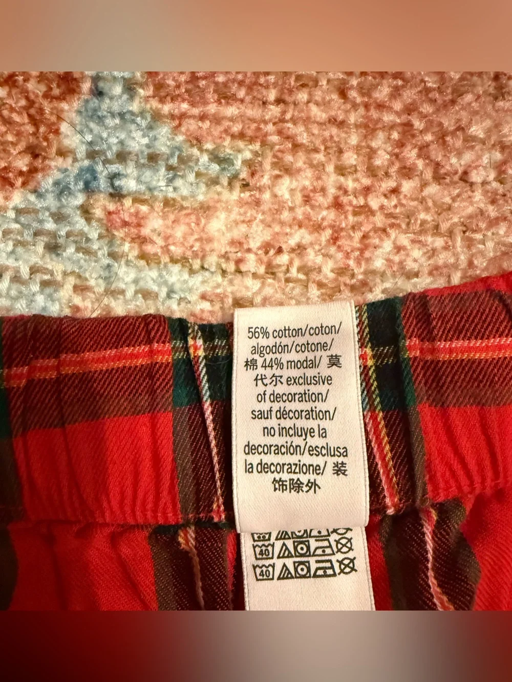 Victoria's Secret Red Plaid Cotton Pajama Set